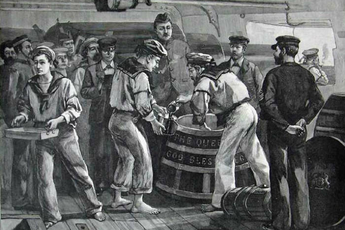 De la bière au grog : une histoire moderne de l’alcool en haute mer