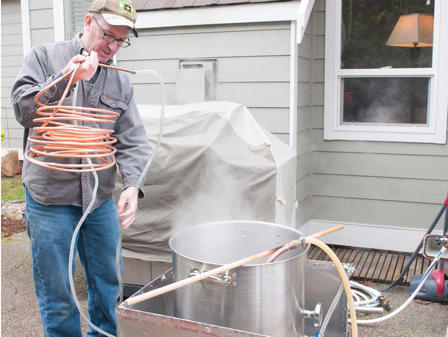 Construire refroidisseur à moût